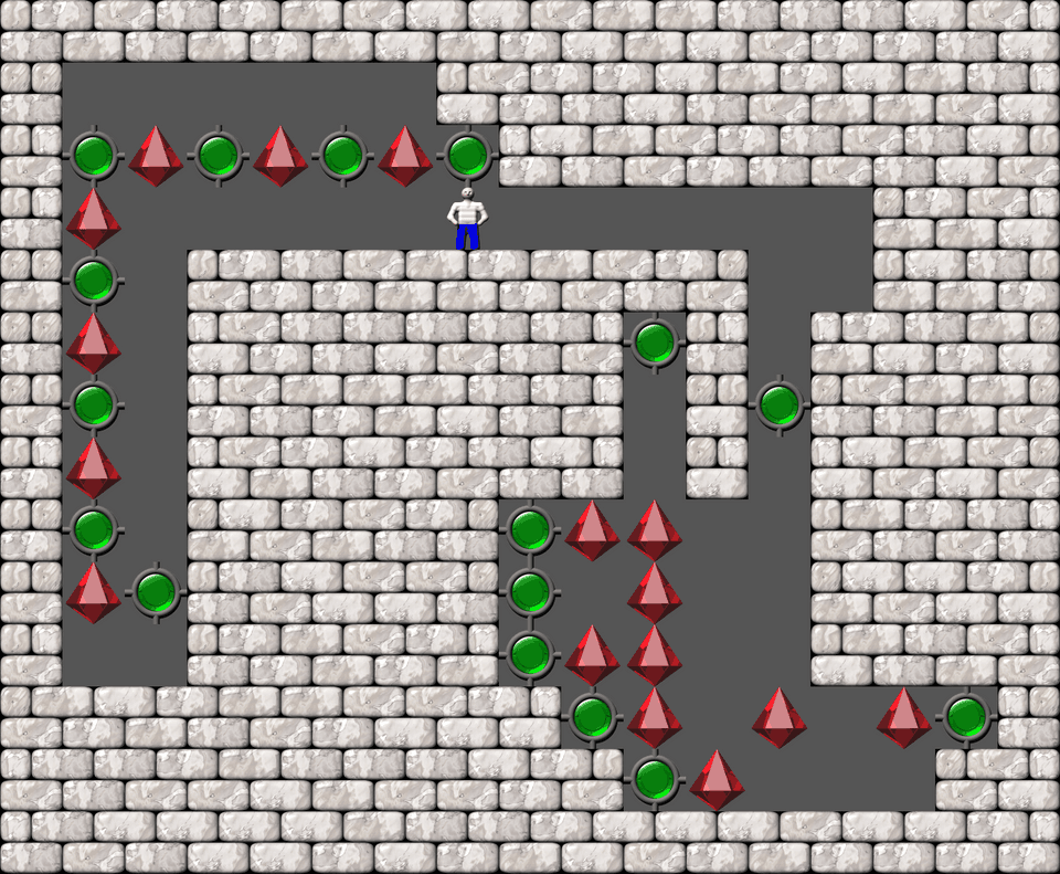 Sokoban More Bugs collections level 505